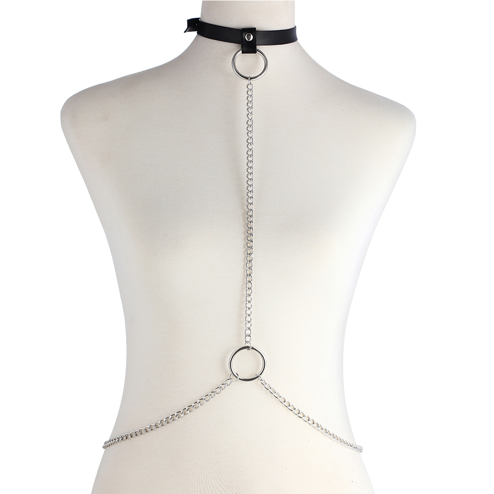 Women Fashion Jewellery - Sexy Body Chain Harness Goth Chains