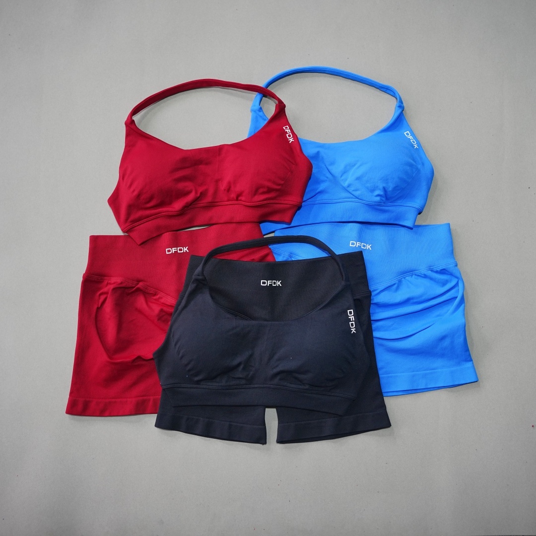Women'S Fashion Leggings - DFDK Damesmode 2-delige sportset Sportbeha met