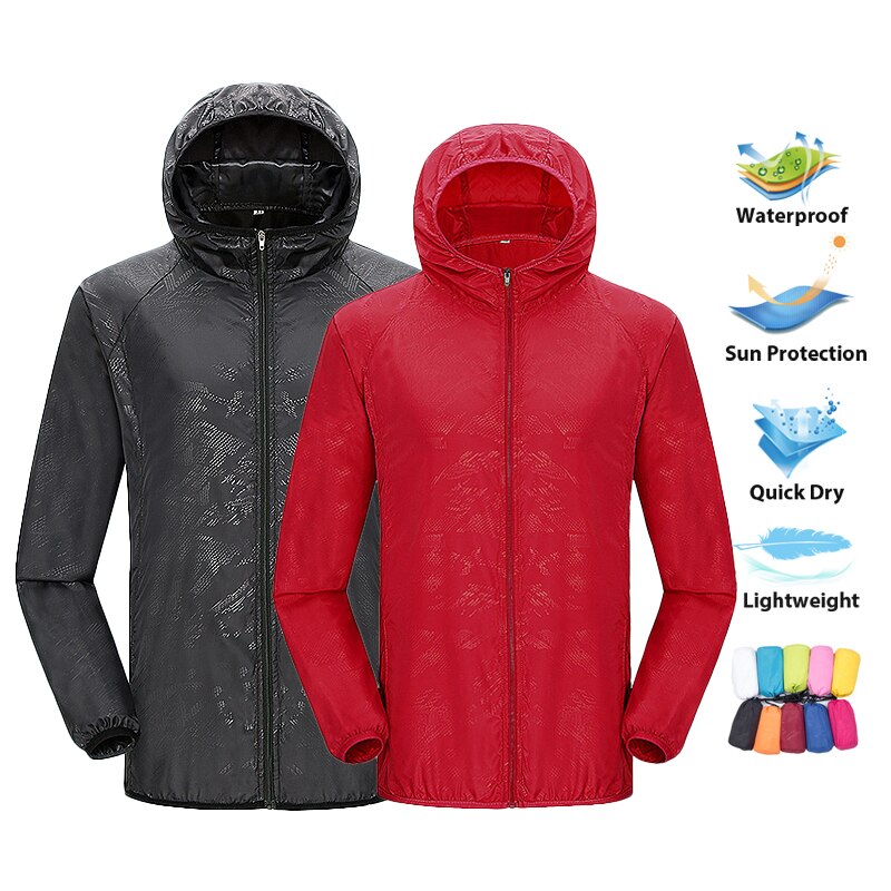 Women'S Fashion Rain Jacket - LNGXO Unisex Wandeljas Mannen Vrouwen Waterdicht