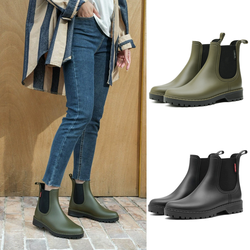 Women'S Fashion Rain Boots - Modieuze korte antislip regenlaarzen voor dames