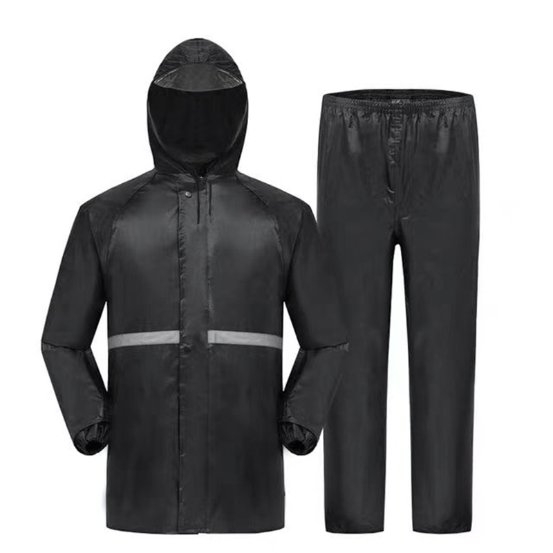Women'S Fashion Rain Jacket - 2 Stuks Jas Met Capuchon En