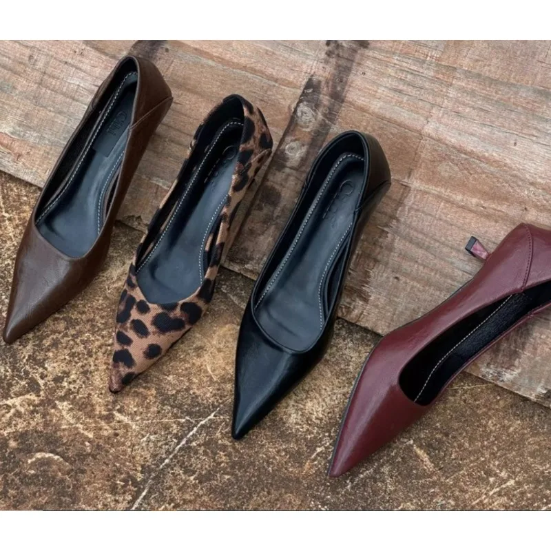 Women'S Fashion Footwear - 2024 Vrouwen Sexy Hoge Hakken Bordeaux