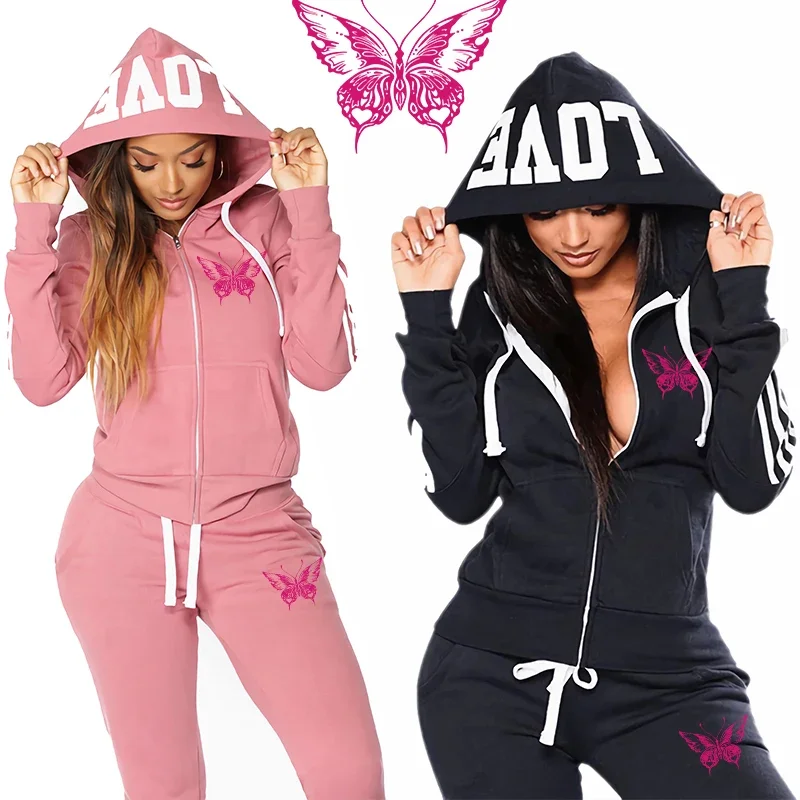 Women'S Fashion Zip Up Hoodies - 2026 Nieuwe Trendy Dames Zip-up Trainingspak
