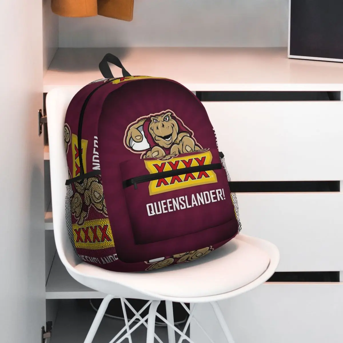 Women'S Fashion Queensland - Queensland Maroons Studentenrugzak Schooltas Wandelen Reisdagrugzak
