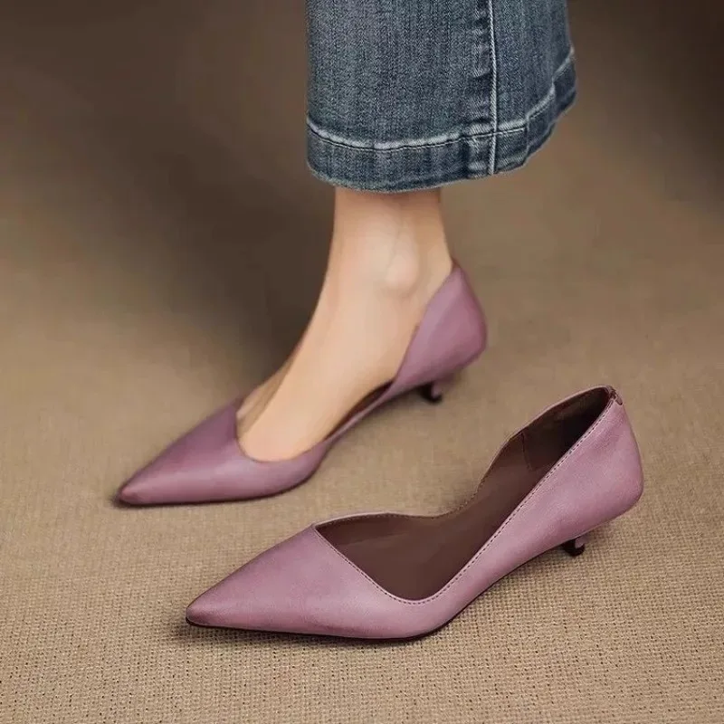 Women'S Fashion Footwear - Dames puntschoen stiletto hakken mode veelzijdige