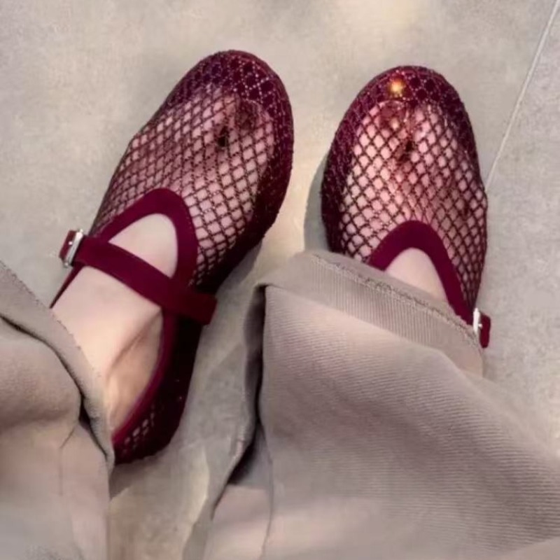 Women Fashion Nova - Holle strass Baotou sandalen dames 2026