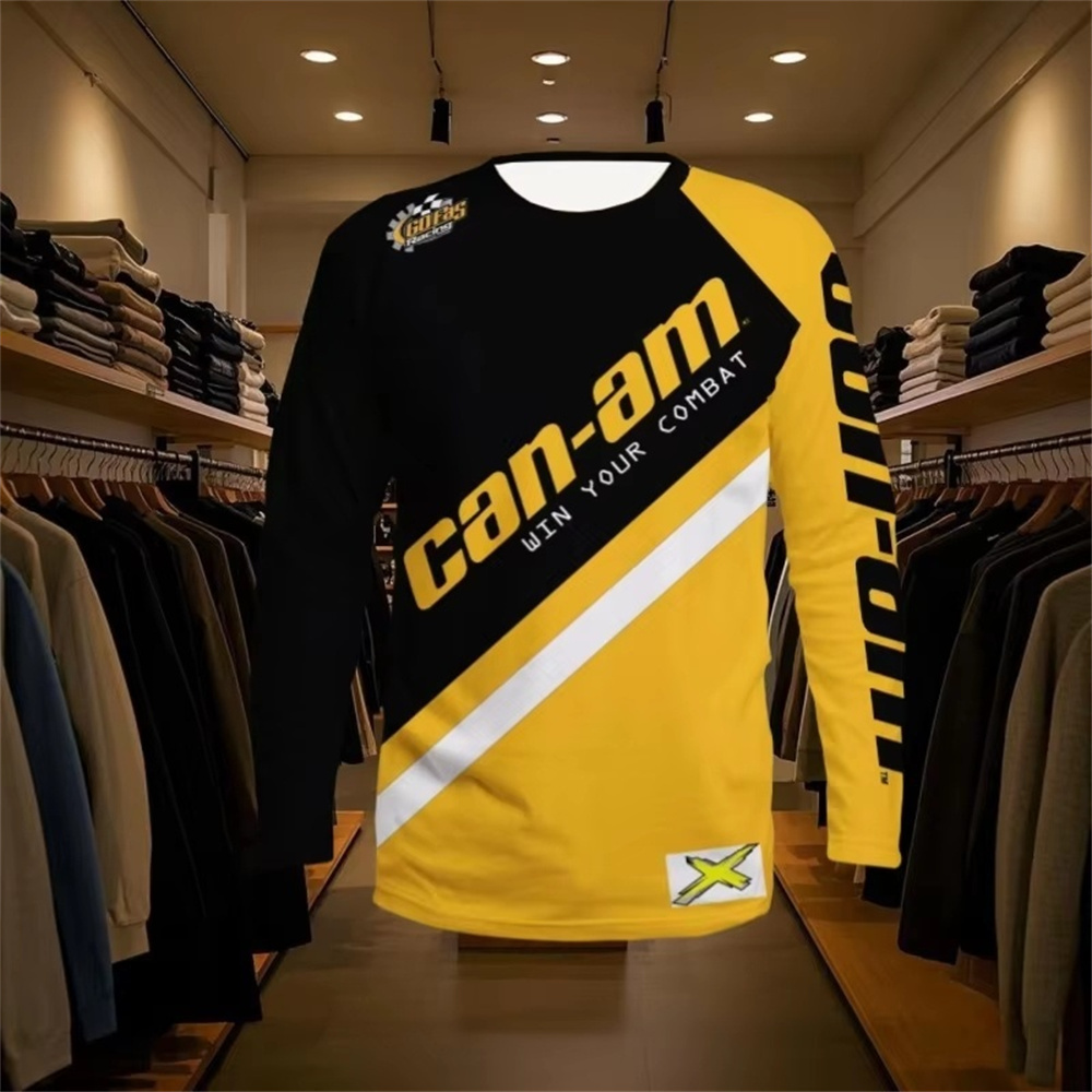 Women Fashion Blouse - Motorcycle Racing T-shirt met lange mouwen
