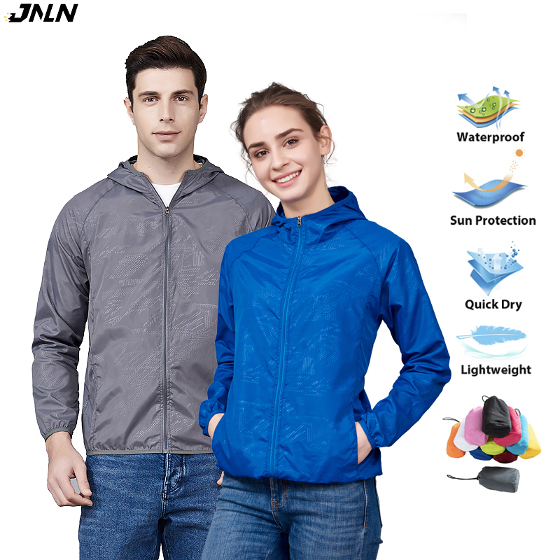 Women'S Fashion Rain Jacket - JNLN Unisex Wandeljack Heren Dames Waterdicht