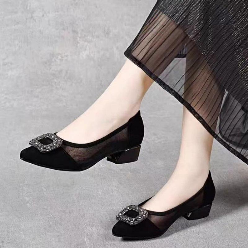 Women'S Fashion Footwear - Elegante pumps met spitse neus en