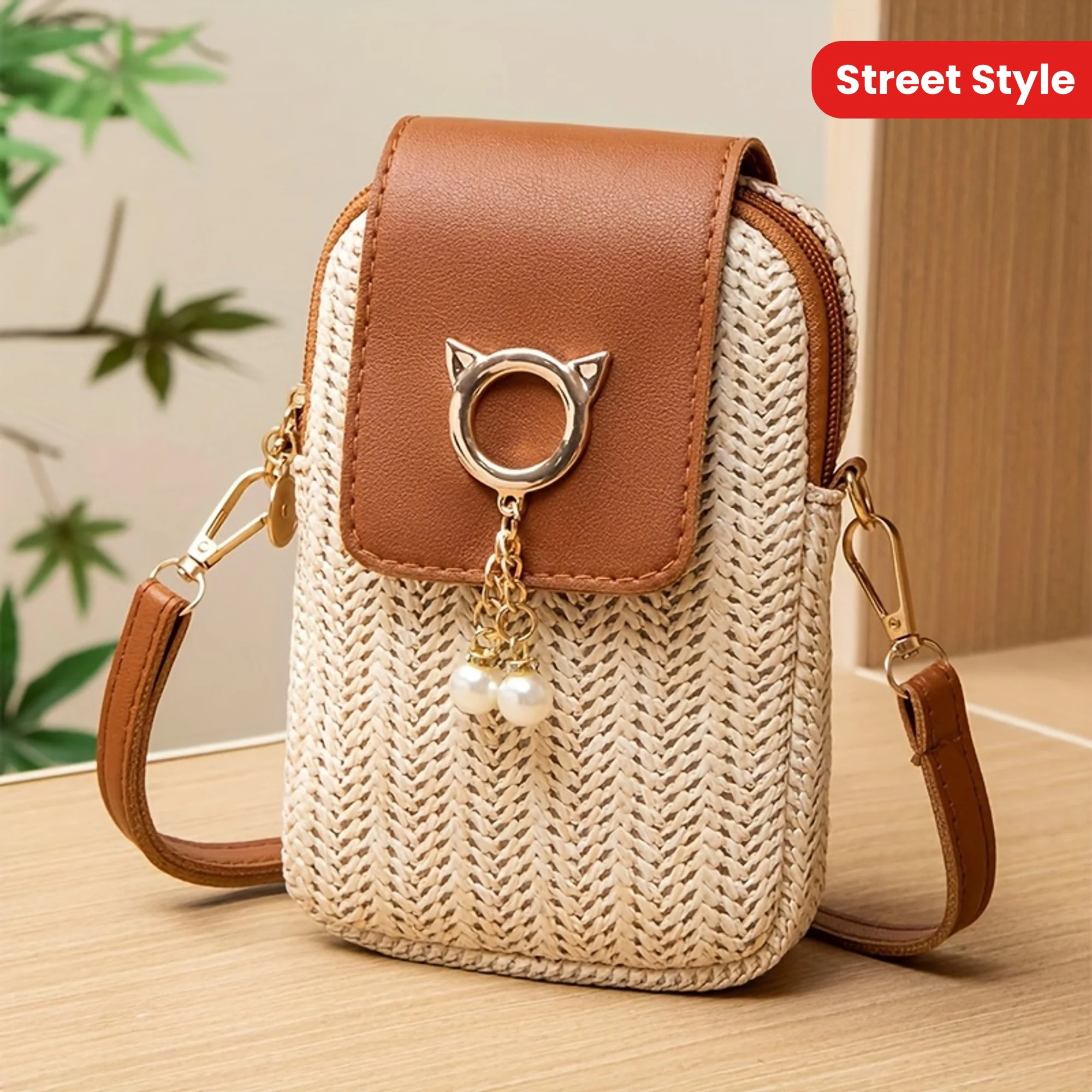 Women Fashion Over The Years - Casual Street Style Leuke Mini Crossbody