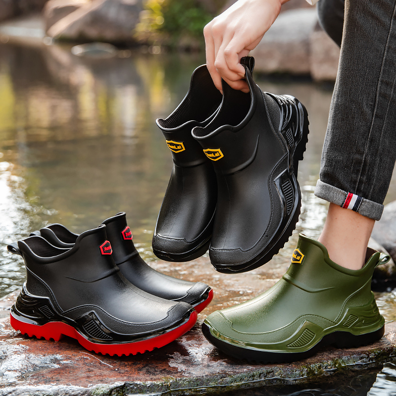 Modieuze korte regenlaarzen vo - Women'S Fashion Rain Boots recensie en prijs