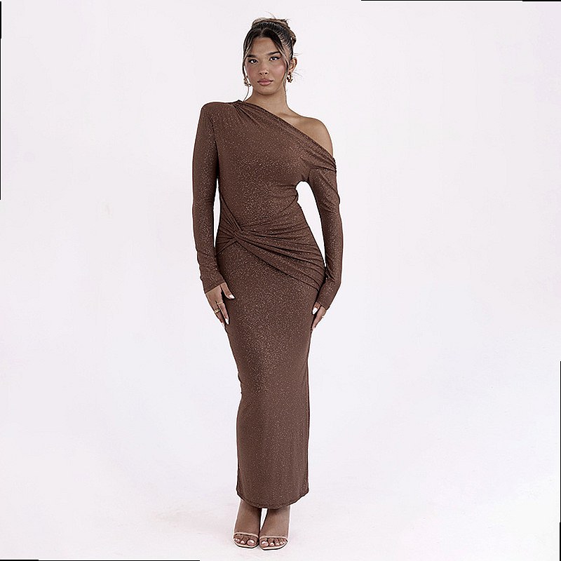 Sexy bodycon-jurk met één scho - Ruched Dress Mini recensie en prijs