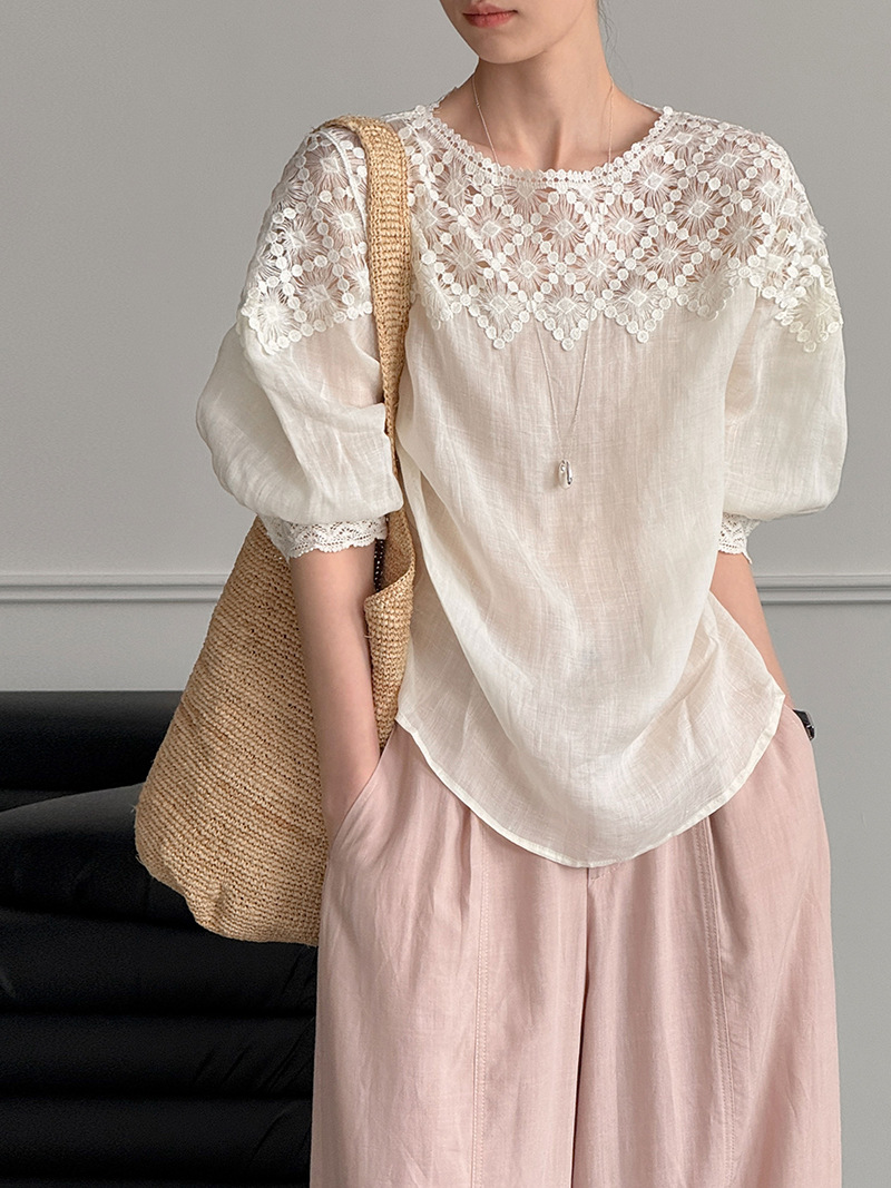 2026 Vrouwen Zomer 100% Linnen - Women Fashion Blouse recensie en prijs