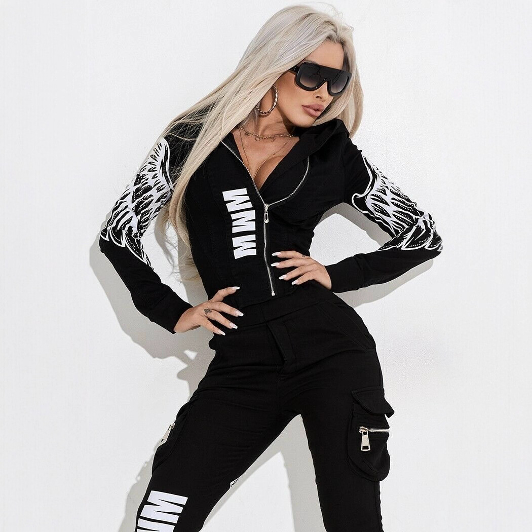 Mode Tracksuit voor Dames 2026 - Women'S Fashion Zip Up Hoodies recensie en prijs