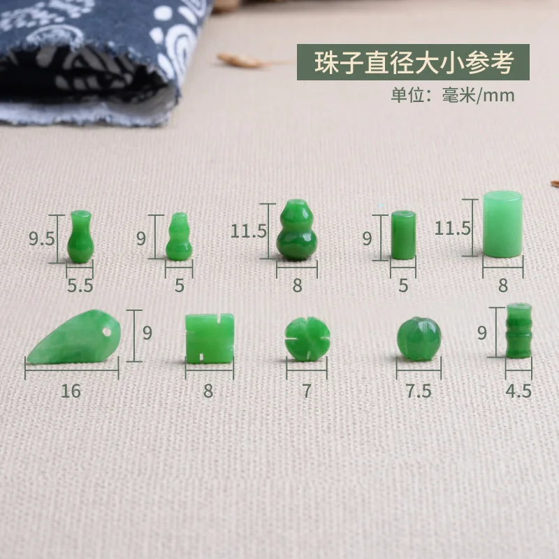 10Pc Groene Jade Kalebas Blade - Women Fashion Jewellery recensie en prijs