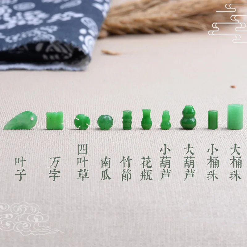 10Pc Groene Jade Kalebas Blade - Women Fashion Jewellery recensie en prijs