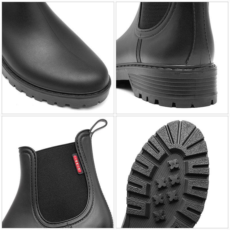 Modieuze korte antislip regenl - Women'S Fashion Rain Boots recensie en prijs