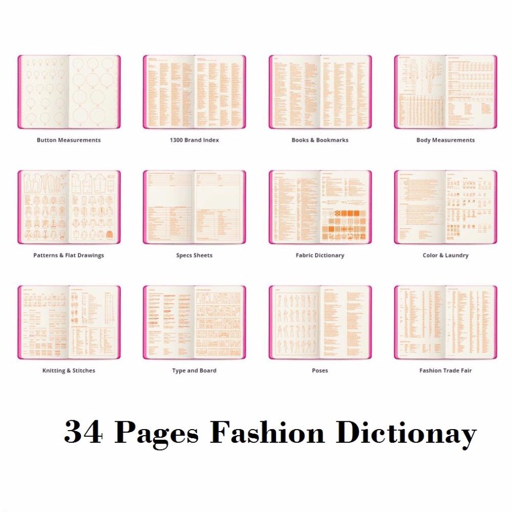 A5 Womens Sketchbook Cherry No - Women Fashion Figure Template recensie en prijs