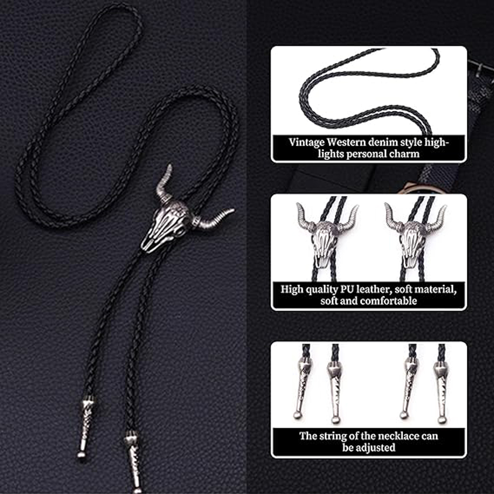 Leren herenketting, verstelbar - Women'S Fashion Wild West recensie en prijs