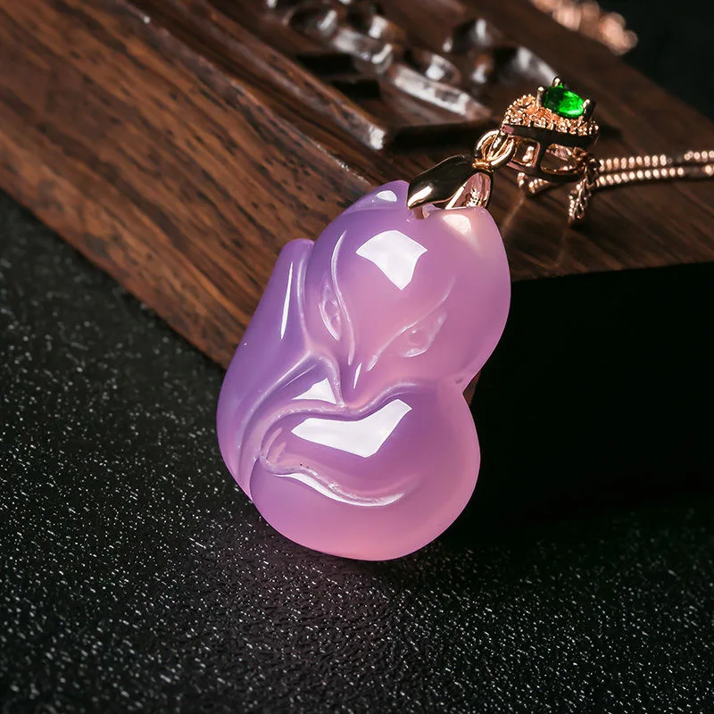 Natuurlijke Paarse Agaat Vos H - Women Fashion Jewellery recensie en prijs