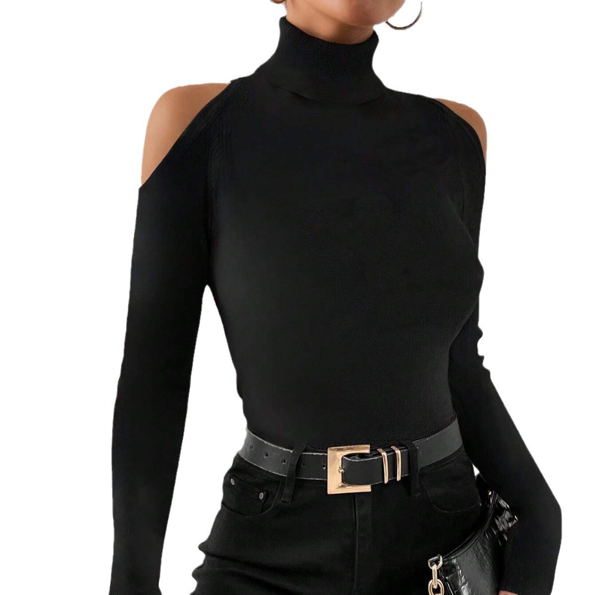 Dames elegante off-shoulder ge - Women Fashion Blouse recensie en prijs