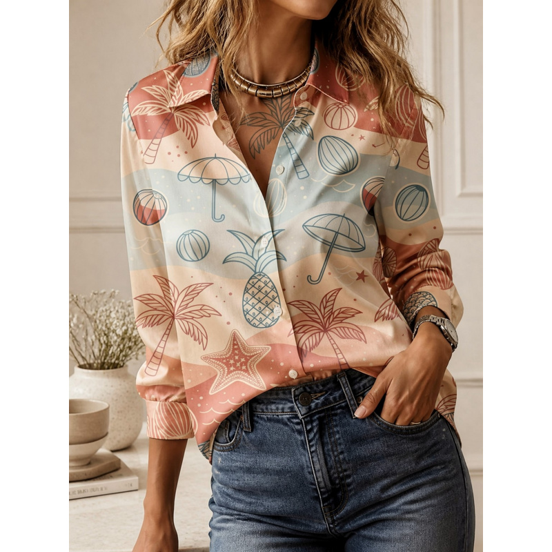 2026 Mode reverskraag blouse m - Women Fashion Blouse recensie en prijs
