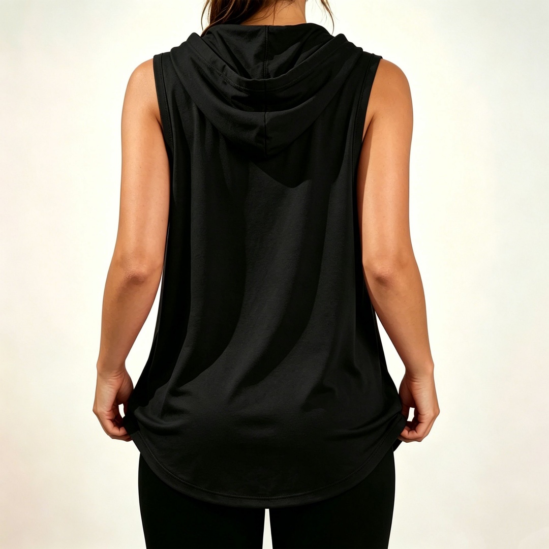 Loszittende, mouwloze hoodie m - Hoodie Women Oversized recensie en prijs