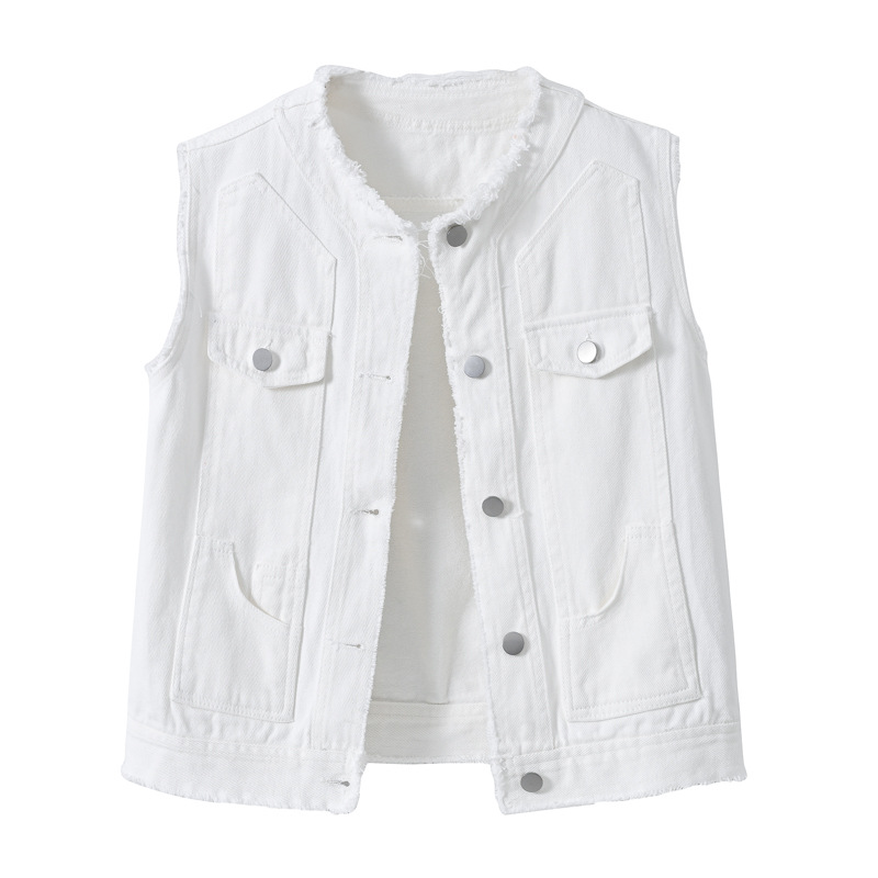 Dames Slim Fit Mouwloos Denim  - Women'S Fashion Vest Tops recensie en prijs
