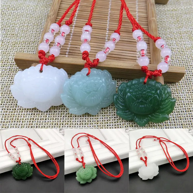 Natuurlijke Groene Jade Lotus  - Women Fashion Jewellery recensie en prijs