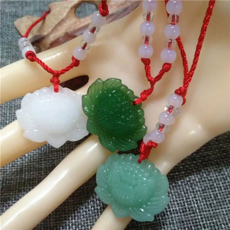Natuurlijke Groene Jade Lotus  - Women Fashion Jewellery recensie en prijs