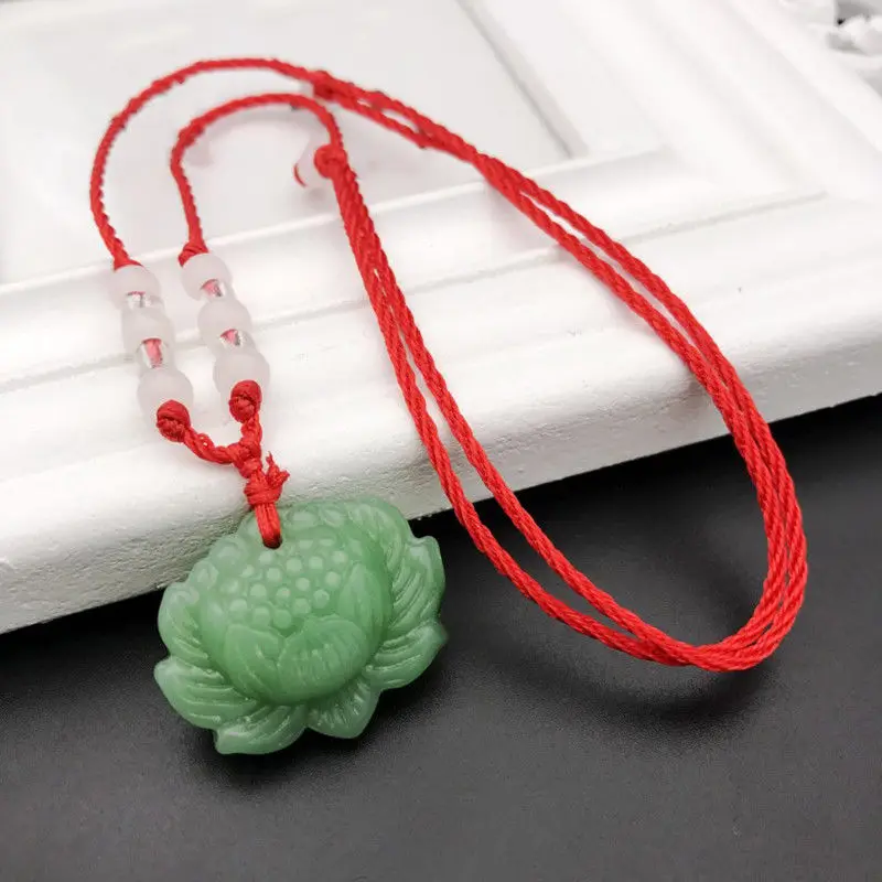 Natuurlijke Groene Jade Lotus  - Women Fashion Jewellery recensie en prijs