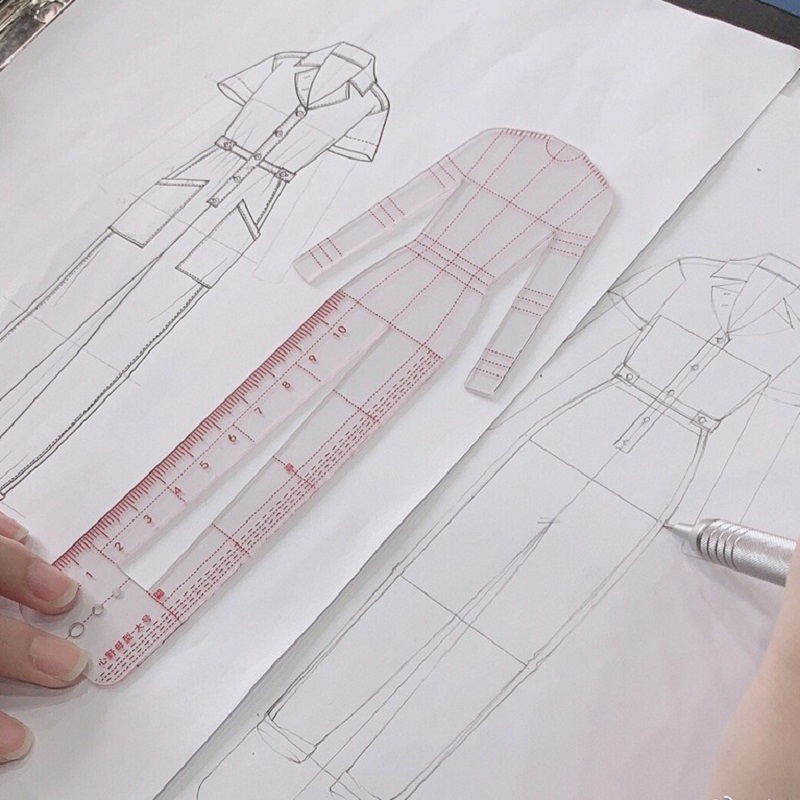 Vrouwen Mode Tekening Heerser  - Women Fashion Figure Template recensie en prijs