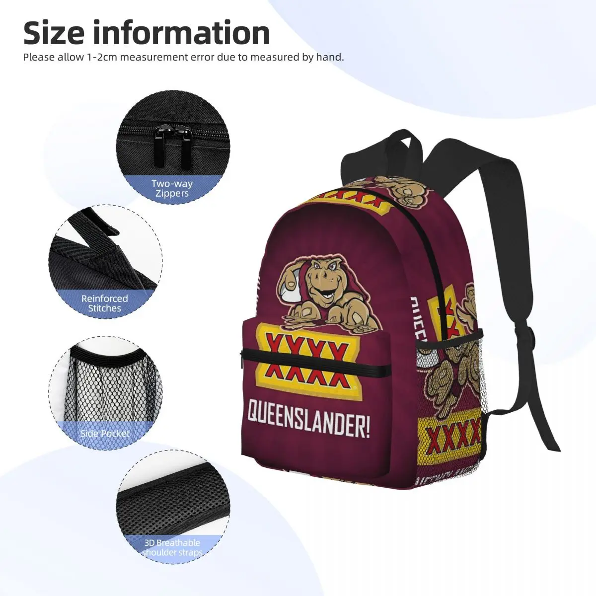 Queensland Maroons Studentenru - Women'S Fashion Queensland recensie en prijs
