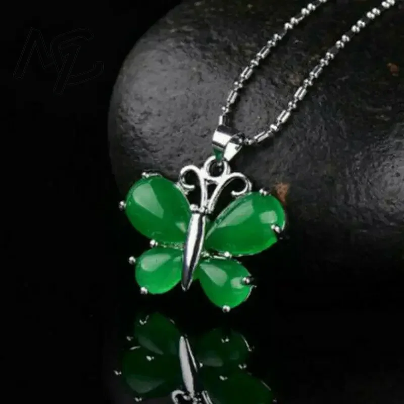 S925 Zilver Groene Jade Vlinde - Women Fashion Jewellery recensie en prijs