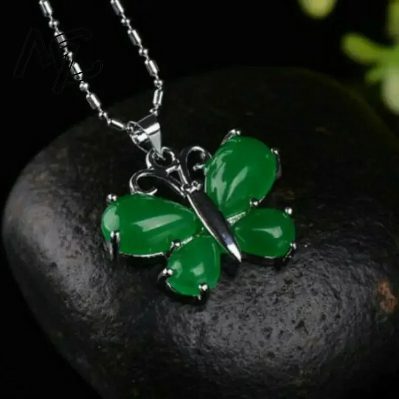S925 Zilver Groene Jade Vlinde - Women Fashion Jewellery recensie en prijs