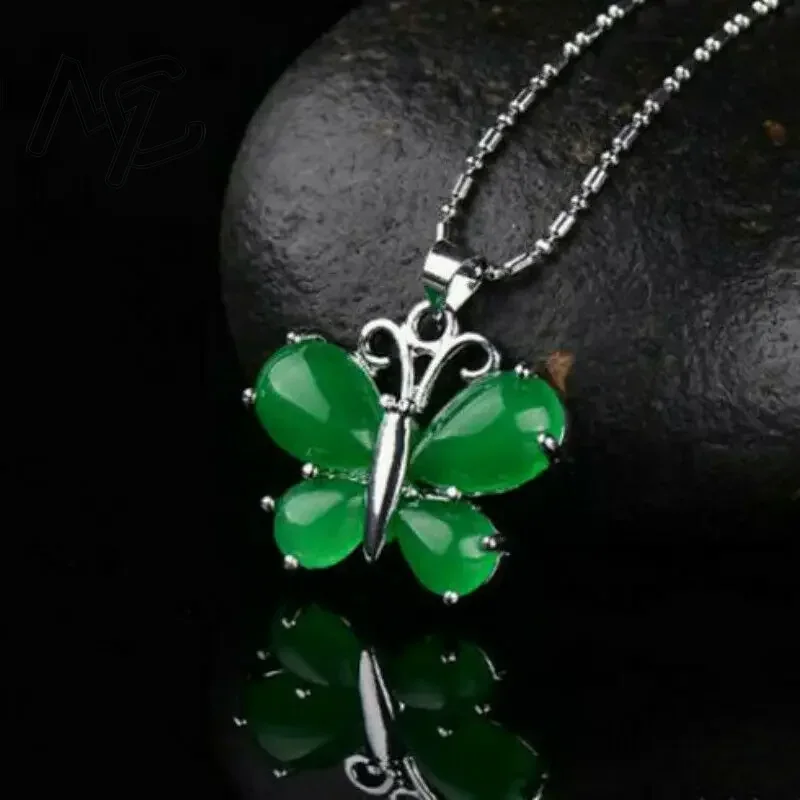 S925 Zilver Groene Jade Vlinde - Women Fashion Jewellery recensie en prijs