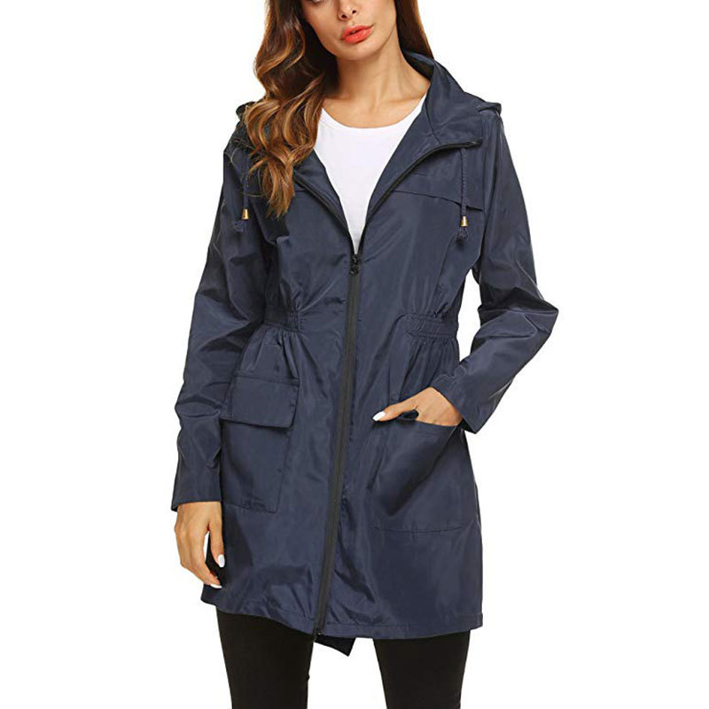 Vrouwen Mode Alle Seizoenen Ou - Women'S Fashion Rain Jacket recensie en prijs