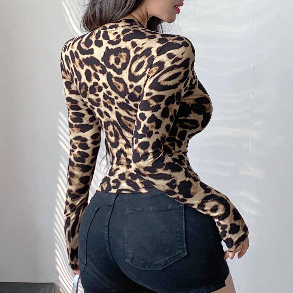 Dames crop-jack met luipaardpr - Women'S Fashion Jackets recensie en prijs