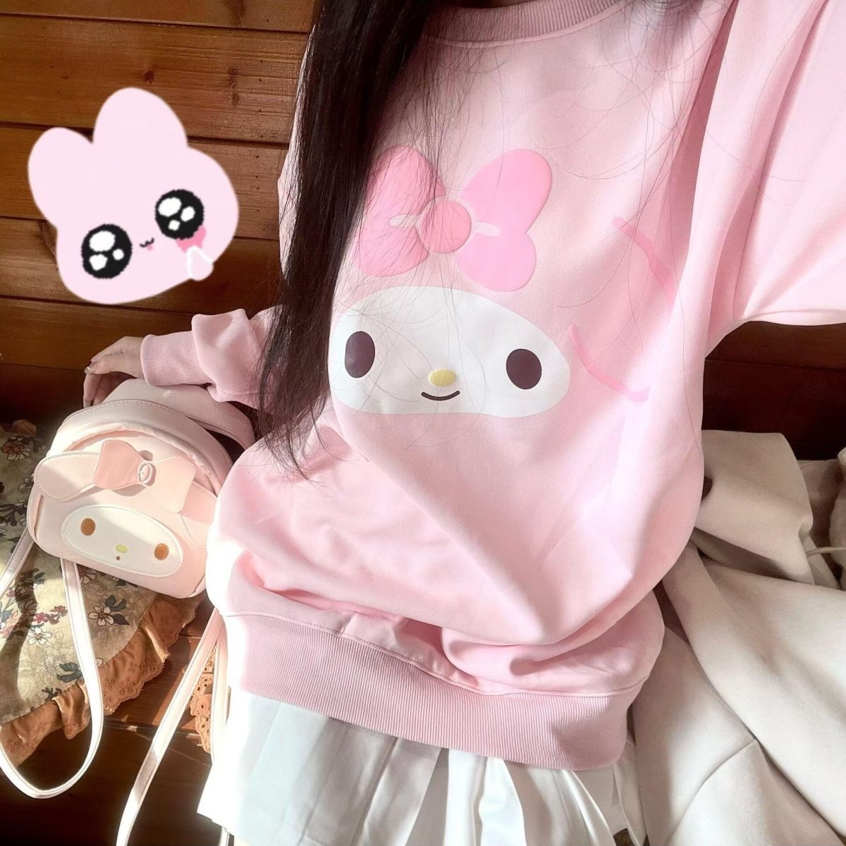 Sanrio Hello Kitty bedrukte ov - Hoodie Women Oversized recensie en prijs