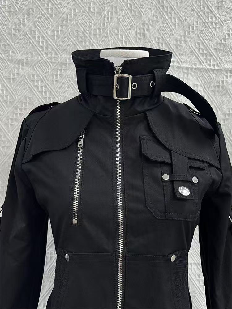 Y2K Gothic zwarte slanke hoodi - Women'S Fashion Zip Up Hoodies recensie en prijs