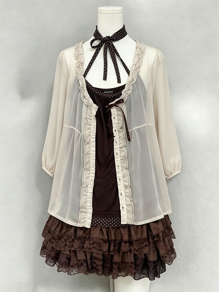 Vintage Japanse stijl sets dam - Ruched Dress Mini recensie en prijs