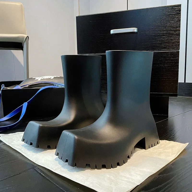Hoge kwaliteit zacht leer PU e - Women'S Fashion Rain Boots recensie en prijs