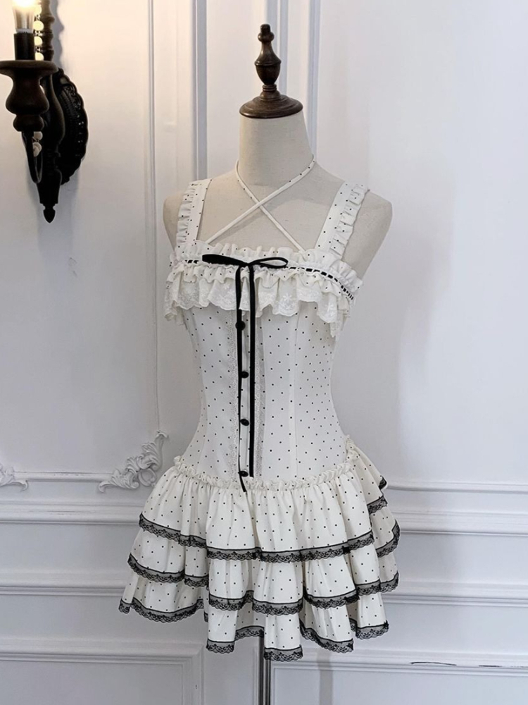 Coquette Sweet Koreaanse Vierk - Ruched Dress Mini recensie en prijs