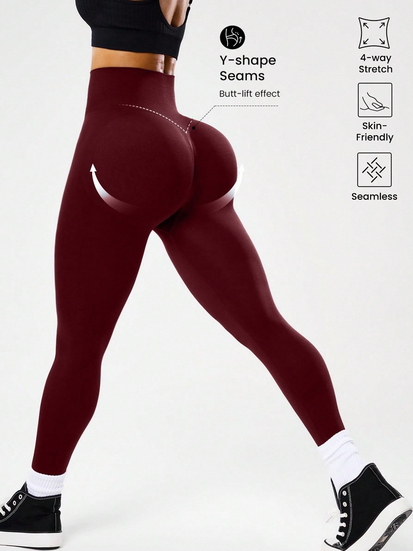 Naadloze yogaleggings met hoge - Women'S Fashion Leggings recensie en prijs