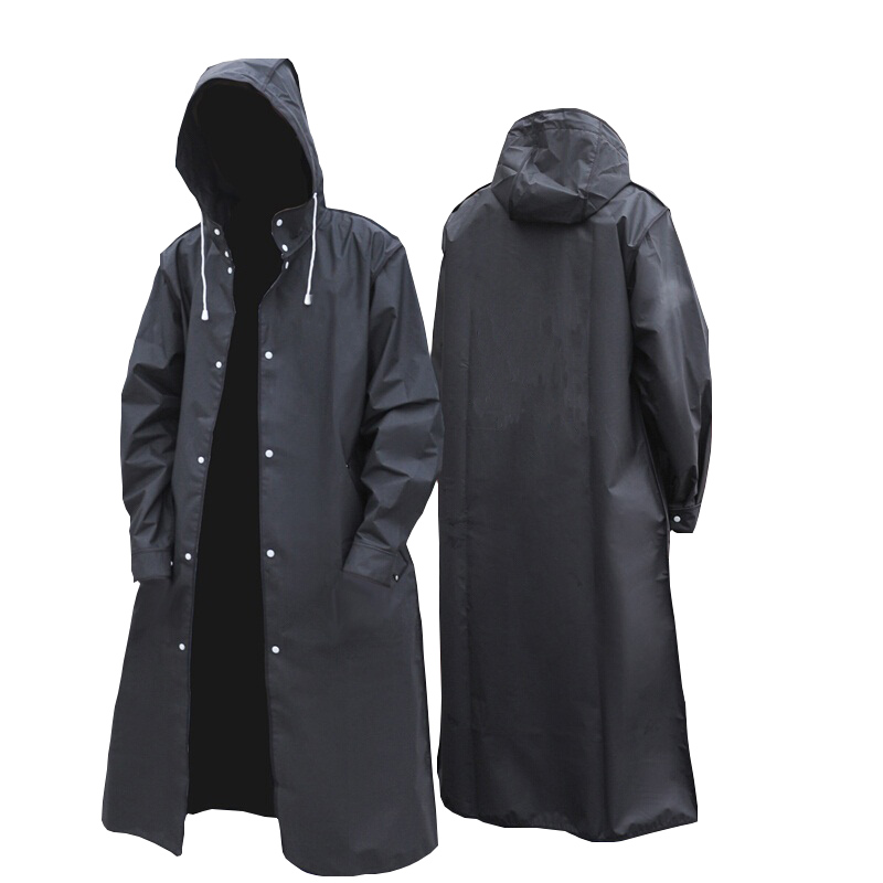 Zwarte mode volwassen waterdic - Women'S Fashion Rain Jacket recensie en prijs