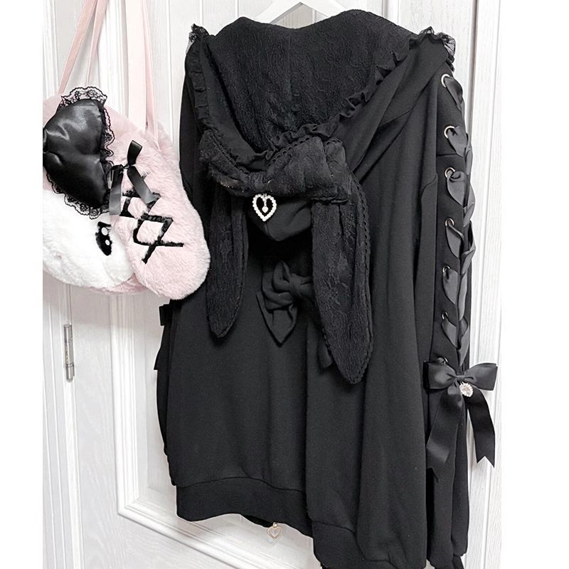 Dames Winter Konijnenoren Loli - Women'S Fashion Zip Up Hoodies recensie en prijs